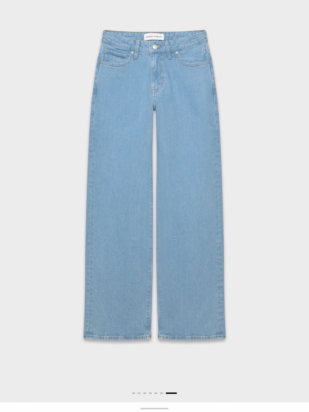 Aritzia Denim Forum Lana Curve-fit Mid Rise Wide Jean size 30